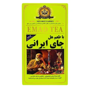 چای سیاه بهاره ایرانی عماد با تکه های هل - ۴۰۰ گرم